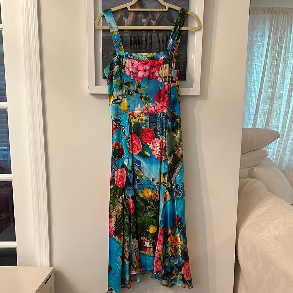 MÁSCARA Blue Sundress Maxi Resort Wear